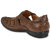 El Paso Brown Synthetic PU Velcro Casual Sandals For Men