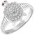 Sukai Jewels Lucky Tortoise Rhodium Plated Alloy & Brass Cubic Zirconia Finger Ring for Women and Men [SFR505R]