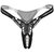 Psychovest Women's Polyester Pearl G-String Butterfly Transparent T Back  Open Crotch Underwear Brief, Free Size