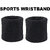 Sports Wristband 1 pair (Black)