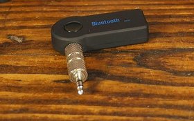 Favourite Deals  Car Bluetooth Receiver  Adapter 3.5MM AUX Audio Receiver With Mic  Stereo Music For Home  Car
