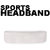 Sports Headband 1 Pair (White)