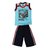 Kavin's Cotton Three-Fourth Pant with matching Tees for boys, Pack of 5, Multicolored