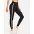 Code Yellow Women's  Narrow Red White Stripes Stretchable Casual Leggings