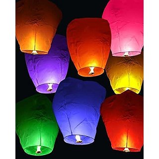 Buy 5 Pcs Lara Fashion Hot Sky Lanterns For Diwali Christmas Birthday Weeding Party And Other Festivals Pack Of 5 Online 199 From Shopclues