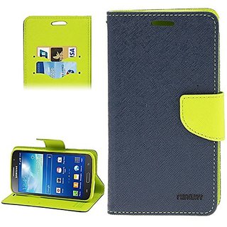 MAXLIVE Wallet Flip Cover for Micromax Canvas Nitro A310 Blue, Artificial Leather