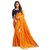 Bhavna Creation'S Brand New Collection Orange Designer Sarees With Blouse Piece