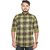 SBCLFS960 -Southbay Men's Olive,Green,Indigo Checkered 100 Cotton Full Sleeve Casual Shirt