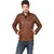 Garmadian Brown Pu Leather Jacket For Men, boys