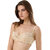 Skin Colored  Embroidered Net Bra