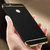 Kartik Luxury 3-in-1 Slim Fit 360 Protection Hybrid Hard Bumper Back Case Cover for Huawei Honor 7C (Black Golden)