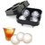 Smartcraft Silicone Ice Ball Maker - 4 pc Ice Cubes, Round Ice Cube Maker, Spherical Ice Tray