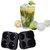 Smartcraft Silicone Ice Ball Maker - 4 pc Ice Cubes, Round Ice Cube Maker, Spherical Ice Tray