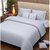 100  pure Plain white cotton double bed sheet with pillow cover