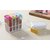 Quality 6 set acrylic spice seasoning food and masala rack / box / container / storage / jar set for kitchen