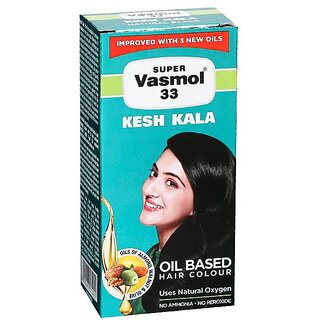 Super Vasmol 33 Kesh Kala Oil Based Hair Colour 50ml