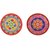 Rangoli Stickers Round 2 pcs. (23.5 cm diameter) - Assorted Designs