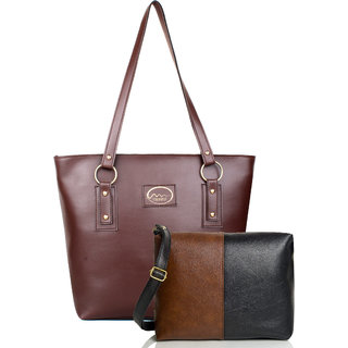 Buy Mammon Women&#39;s Handbag and Sling Bag Combo (Hs-combo-Tb) Online @ ₹529 from ShopClues