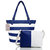 Mammon Women's Letherette Handbag With Sling Bag Combo (Hs-Combo-Belt-Blu, Multicolour)