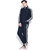 Adidas Navy Polyester Elasticated Long Sleeve Running Zipper Tracksuit For Men