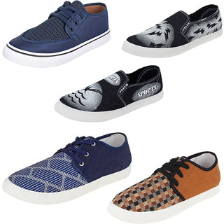 Men Boys Combo Pack 5 Casual Shoes