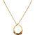 JewelMaze Gold Plated Chain Pendant-1203017
