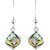 Sukai Jewels Crystal Multi Colour Reflection Diamond Drop Earring for Women & Girls [SER143G]