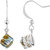 Sukai Jewels Crystal Multi Colour Reflection Diamond Drop Earring for Women & Girls [SER144G]