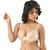 Beholding and considering cream coloured nicely embroidered Bra