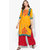 Varkha Fashion Yellow Block Print Stitched Kurti For Women