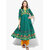 Varkha Fashion Green Floral Stitched Kurti For Women