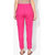 Varkha Fashion Cotton Solid Pink Pants
