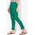 Varkha Fashion Cotton Solid Green Pants