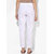 Varkha Fashion Cotton Solid White Pants