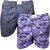 Neska Moda Men Elasticated Cotton Purple And Dark Blue Boxer With 1 Back Pocket XB174andXB176