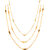 XC-91- Combo Offer 3, One Gram 22kt Gold Plated Neck Chain 28 Inch Long Length