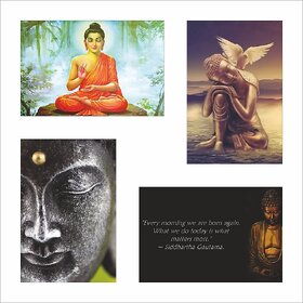 Buddha Poster Set of 4 Set 106