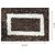Home Berry Cotton mat Brown 15 x  23 Inch - 1 pc