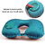 Kawachi Inflatable travel Neck Pillows U-shaped portable in a mini pocket Pillow