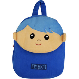 Velboa School Bag - Blue 1 - Made in India - By Lovely Toys