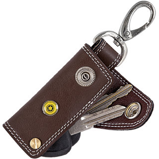 Buy Heavy Duty Car Keychain Leather Key Cover Case Simple