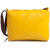 Mammon Casual Plain Yellow PU Zipper Women's Sling Bag