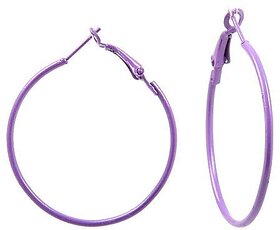 GoldNera Amazing Purple Bali Earring