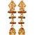 Goldnera Gold Plated Cone Shaped South Indian Touch Jhumki For Women