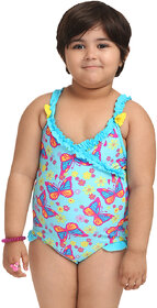 Classic Vintage Inspired Printed Kids' One-Piece Bathing Suit
