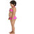 Classic Super Cute Fine Cut Halter Triangle Kids Bikini Set
