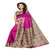 Linaro Lifestyles Women's Kalamkari Mysore Silk Saree Cotton Silk Saree With Blouce Piece