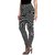 Striped  Ankle Length Thin Black and Thin White Stretchable  Jegging for Casual Wear