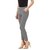 Striped  Ankle Length Thin Black and Thin White Stretchable  Jegging for Casual Wear / Gym Wear / Yoga Wear
