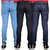 Waiverson  Men's Multicolor Slim Fit Steachable Jeans (Pack Of 3)